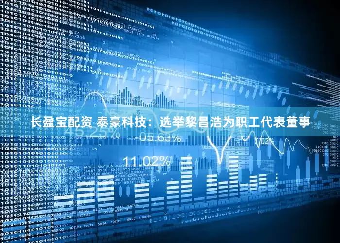 长盈宝配资 泰豪科技：选举黎昌浩为职工代表董事