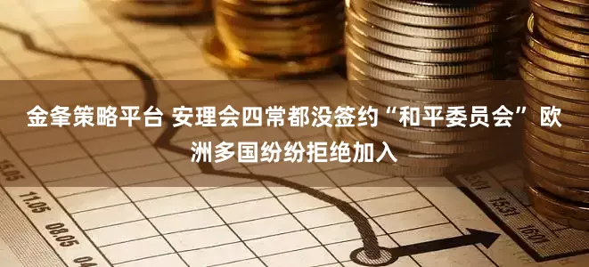 金夆策略平台 安理会四常都没签约“和平委员会” 欧洲多国纷纷拒绝加入